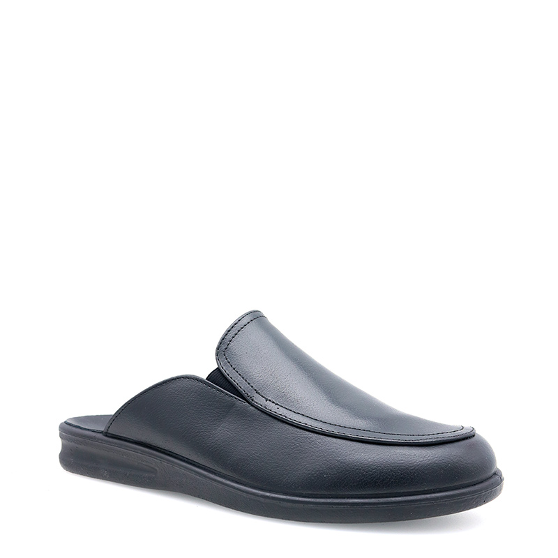 Mule cuir homme