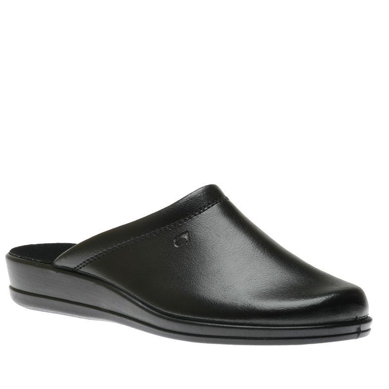 Mule cuir homme